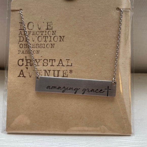 Jewelry - Amazing Grace Necklace Name Plate Brand New in Package